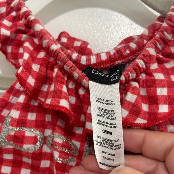 5 for $10 Bebe onesie Size 6/9 month - Picture 3 of 3
